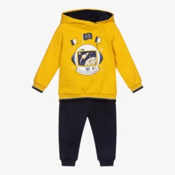 Mayoral Blue & Yellow Space Tracksuit