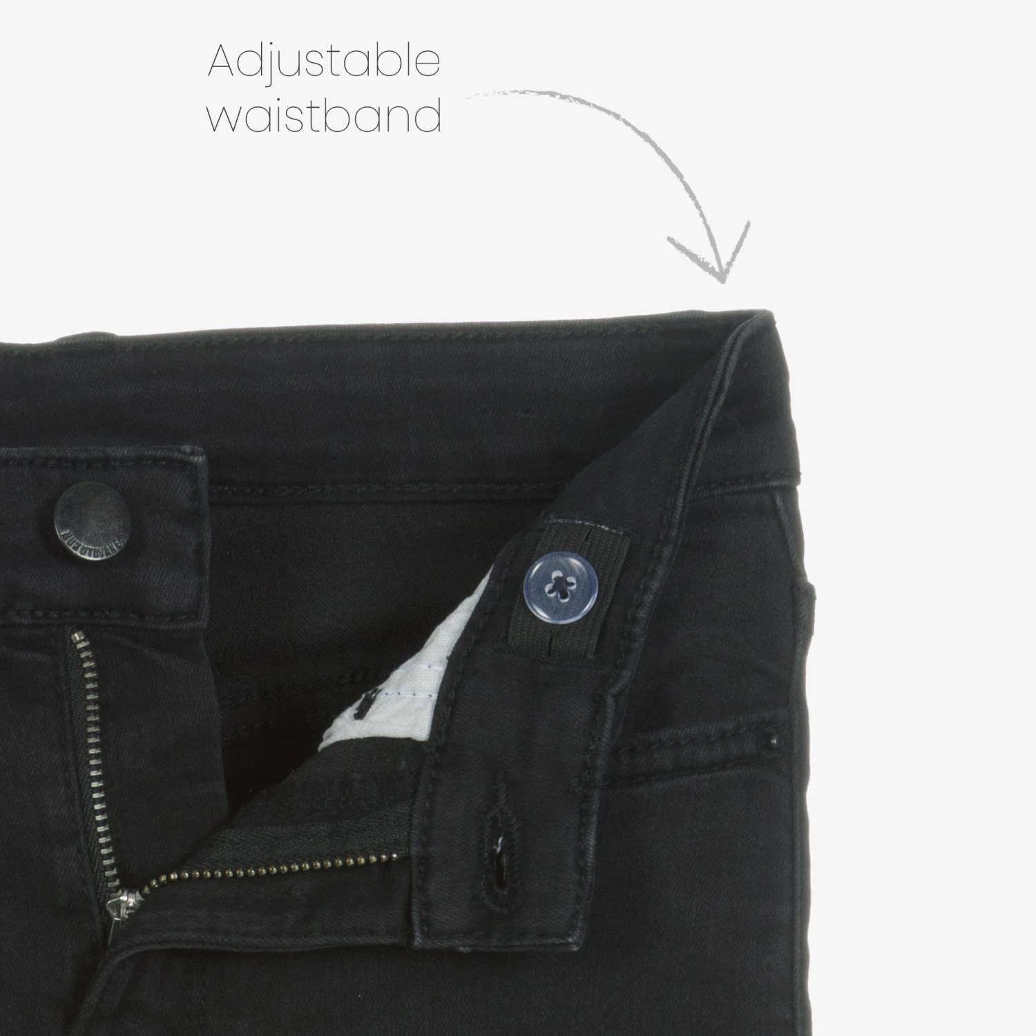 Mayoral Nukutavake Boys Black Slim Fit Jeans 3 Mayoral Nukutavake Boys Black Slim Fit Jeans - Image 3