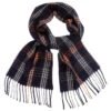 Mayoral Boys Blue Check Scarf