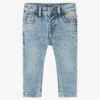 Mayoral Boys Blue Slim Fit Cotton Denim Jeans
