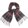 Mayoral Boys Grey Check Scarf