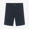 Mayoral Nukutavake Boys Navy Blue Chino Shorts