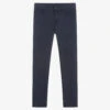 Mayoral Boys Navy Blue Cotton Slim Fit Trousers