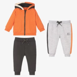 Mayoral Boys Orange 3 Piece Tracksuit