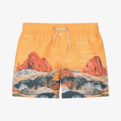 Mayoral Nukutavake Boys Orange Swim Shorts