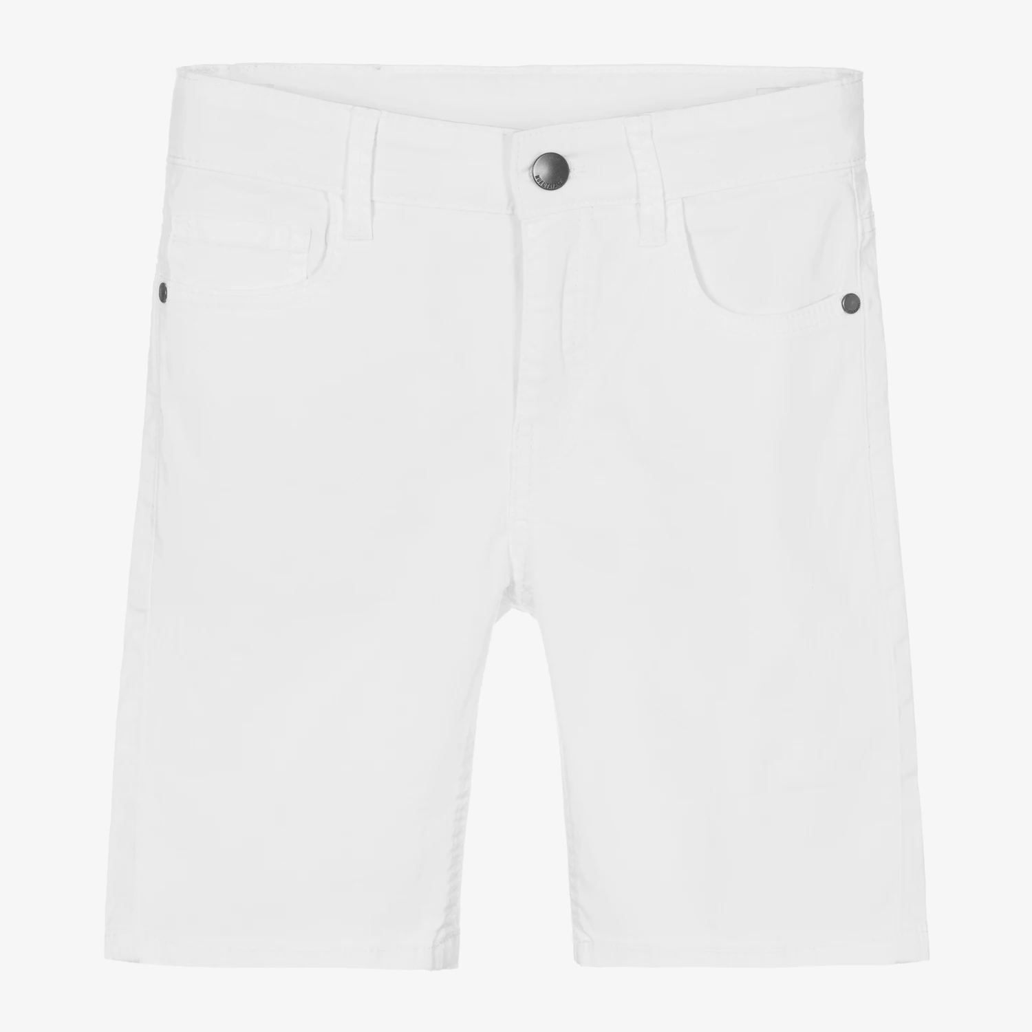 Mayoral Nukutavake Boys White Cotton Twill Shorts 1 Mayoral Nukutavake Boys White Cotton Twill Shorts