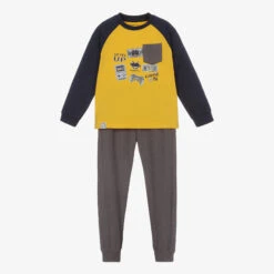 Mayoral Boys Yellow & Grey Pyjamas
