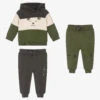 Mayoral Green & Grey 3 Piece Tracksuit