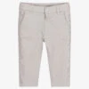 Mayoral Grey Slim Fit Chino Trousers
