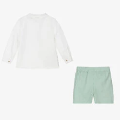 Mebi Boys Green Linen & Cotton Shorts Set 5 Mebi Boys Green Linen & Cotton Shorts Set -The Little Outfit Sales Store mebi boys green linen cotton shorts set 485576 ad7d6b7273ca5ca4a7eaec7d0aae130efe22e96e
