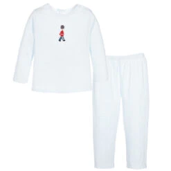 Mini-La-Mode Boys Blue Pima Cotton Pyjamas -The Little Outfit Sales Store mini la mode boys blue pima cotton pyjamas 84759 947a874abb3069455cbea4e5a0e7cb901313698d