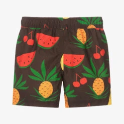 Mini Rodini Boys Brown Fruit Print Swim Shorts -The Little Outfit Sales Store mini rodini boys brown fruit print swim shorts 489693 4f6ea73878749edc1f91f9a2335d0ab81452b9de