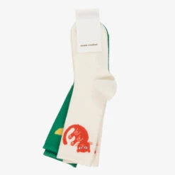 Mini Rodini Green & Ivory Socks (2 Pack) -The Little Outfit Sales Store mini rodini green ivory socks 2 pack 450152 3c864c5701263d3553d9237fce775c814740e150