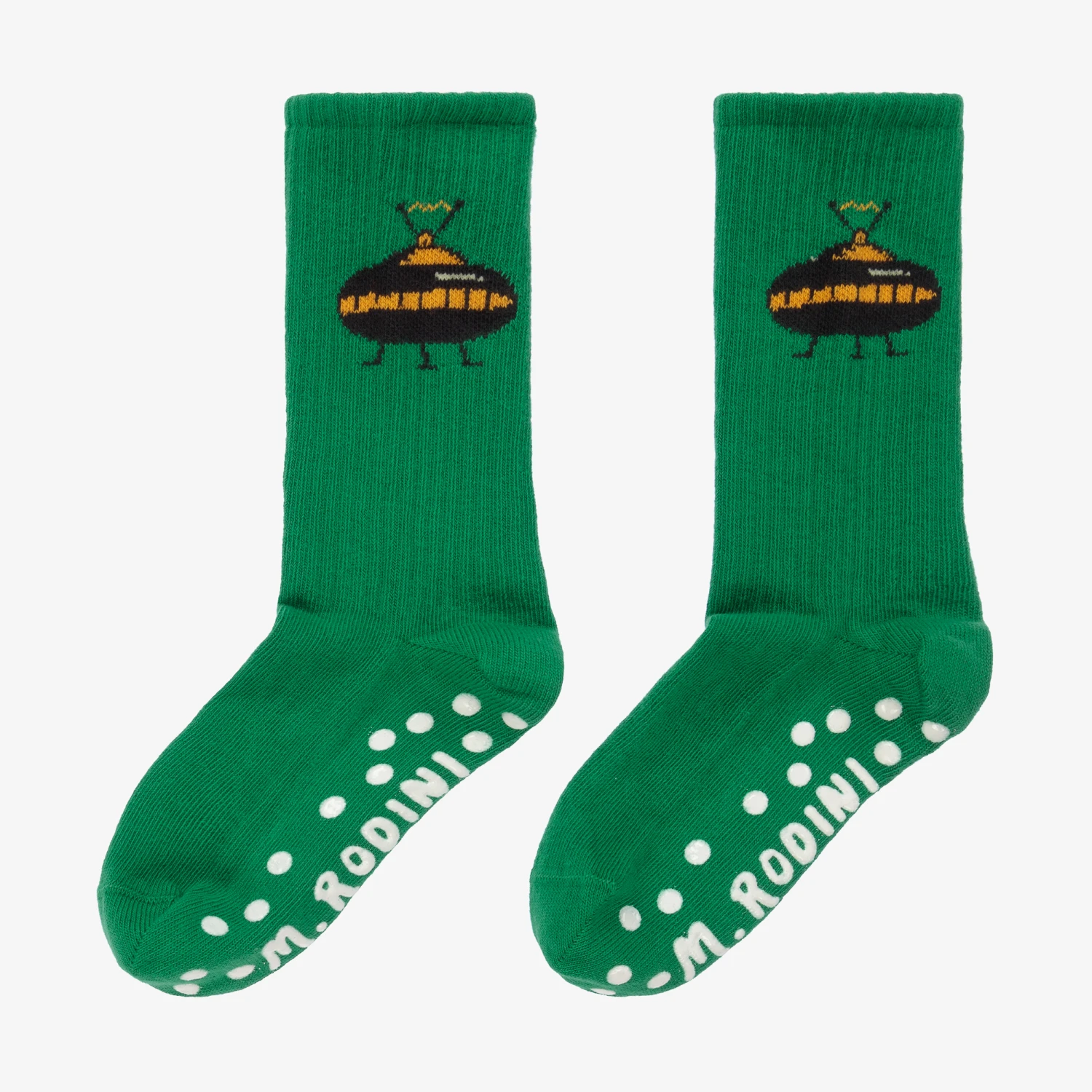 Mini Rodini Green Organic Cotton UFO Socks 3 Mini Rodini Green Organic Cotton UFO Socks - Image 3