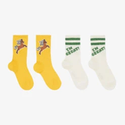 Mini Rodini Ivory & Yellow Socks (2 Pack) -The Little Outfit Sales Store mini rodini ivory yellow socks 2 pack 455212 5d1659d90aa6f6a9c322edbcc537eaaadc8a4ae9