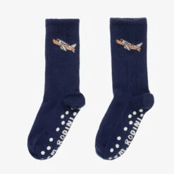 Mini Rodini Navy Blue Organic Cotton Airplane Socks -The Little Outfit Sales Store mini rodini navy blue organic cotton airplane socks 489669 55e1048fa41e9f49d9327914838e906876a3c01c