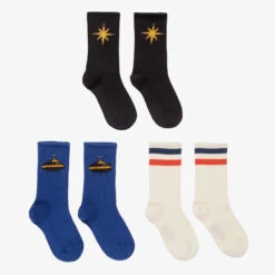 Mini Rodini Organic Cotton Socks (3 Pack)