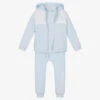 Mintini Baby Boys Blue Cotton Tracksuit Set