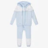 Mintini Baby Boys Blue & White Tracksuit Set