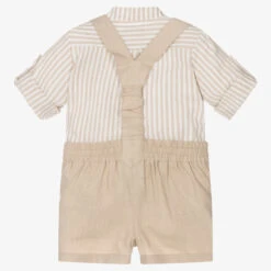 Miranda Boys Beige Striped Shorts Set -The Little Outfit Sales Store miranda boys beige striped shorts set 490862 e2721511eea20ac3a59e0403435cb4d54b629ffc