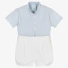 Miranda Boys Blue Shirt & Shorts Set
