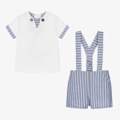 Miranda Boys Blue & White Cotton Shorts Set 6 Miranda Boys Blue & White Cotton Shorts Set -The Little Outfit Sales Store miranda boys blue white cotton shorts set 490879 a7514dfe06719050221ec3dcae6eddd644afa725
