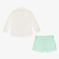 Miranda Boys Ivory & Green Shorts Set -The Little Outfit Sales Store miranda boys ivory green shorts set 490963 52f617ab20542cd2e56e206fd8745041af39565d