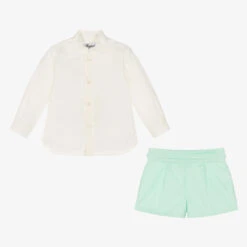 Miranda Boys Ivory & Green Shorts Set -The Little Outfit Sales Store miranda boys ivory green shorts set 490963 609ca3892a8dbf6df1bca67508649a1a478b51a3
