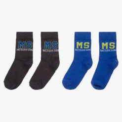 Mitch & Son Blue & Grey Socks (2 Pack) 5 Mitch & Son Blue & Grey Socks (2 Pack) -The Little Outfit Sales Store mitch son blue grey socks 2 pack 472033 10600ae63b1535a0b6ccad2e991707da5f437257