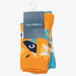 Mitch & Son Blue & Orange Socks (2 Pack) 6 Mitch & Son Blue & Orange Socks (2 Pack) -The Little Outfit Sales Store mitch son blue orange socks 2 pack 433045 0aaac789e1e32bcf15167ef6c6a40bbeedc1ca80