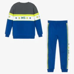 Mitch & Son Boys Blue Cotton Logo Tracksuit -The Little Outfit Sales Store mitch son boys blue cotton logo tracksuit 540250 6ada976a8ebcae7c7eeee2b1f1750eb0a89ee311