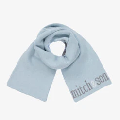 Mitch & Son Boys Blue & Grey Scarf (120cm)