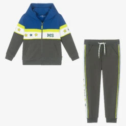 Mitch & Son Boys Grey & Blue Tracksuit -The Little Outfit Sales Store mitch son boys grey blue tracksuit 472036 df0c9d583b3edbb389308d03353245d2c98a7071