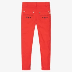 Mitch & Son Boys Red Cotton Trousers -The Little Outfit Sales Store mitch son boys red cotton trousers 472055 f1a09d06eb5ef202b0d7af5df4eafee217e1eb5f