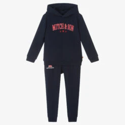 Mitch & Son Navy Blue Cotton Tracksuit