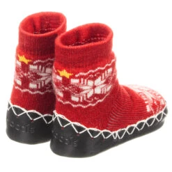 Moccis Red Wool Slipper Socks -The Little Outfit Sales Store moccis red wool slipper socks 230008 f1dbecb024639f72388704f6a655699b5f786990