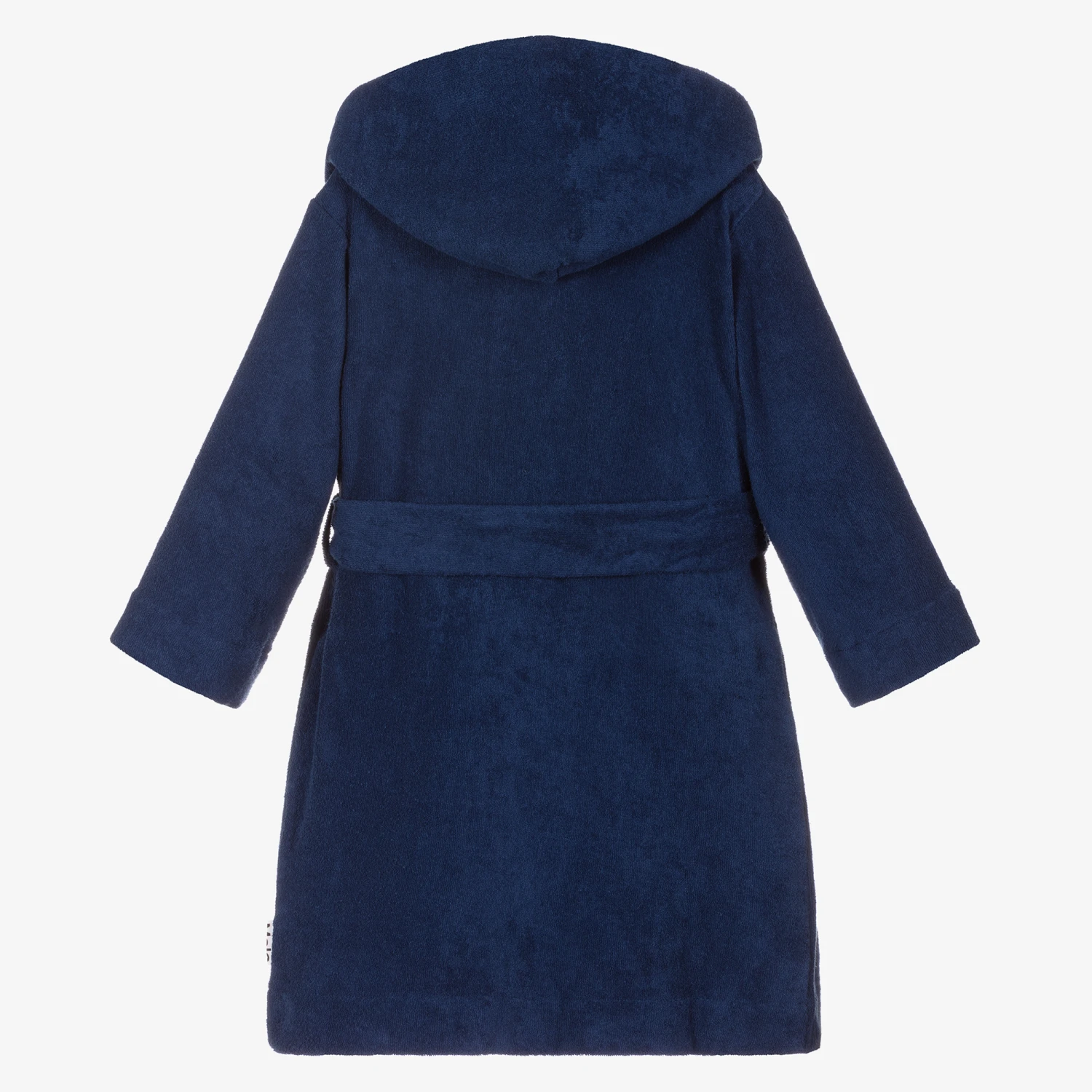 Molo Blue Towelling Dressing Gown 2 Molo Blue Towelling Dressing Gown - Image 2