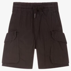 Molo Boys Black Cargo Shorts