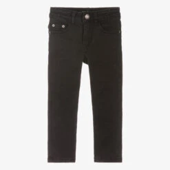 Molo Boys Black Slim Fit Denim Jeans