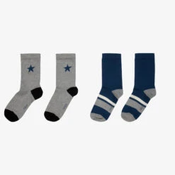 Molo Grey & Blue Socks (2 Pack) -The Little Outfit Sales Store molo grey blue socks 2 pack 429918 32e9ac7e21bea6b9730714cee24390c0fd5a95d5