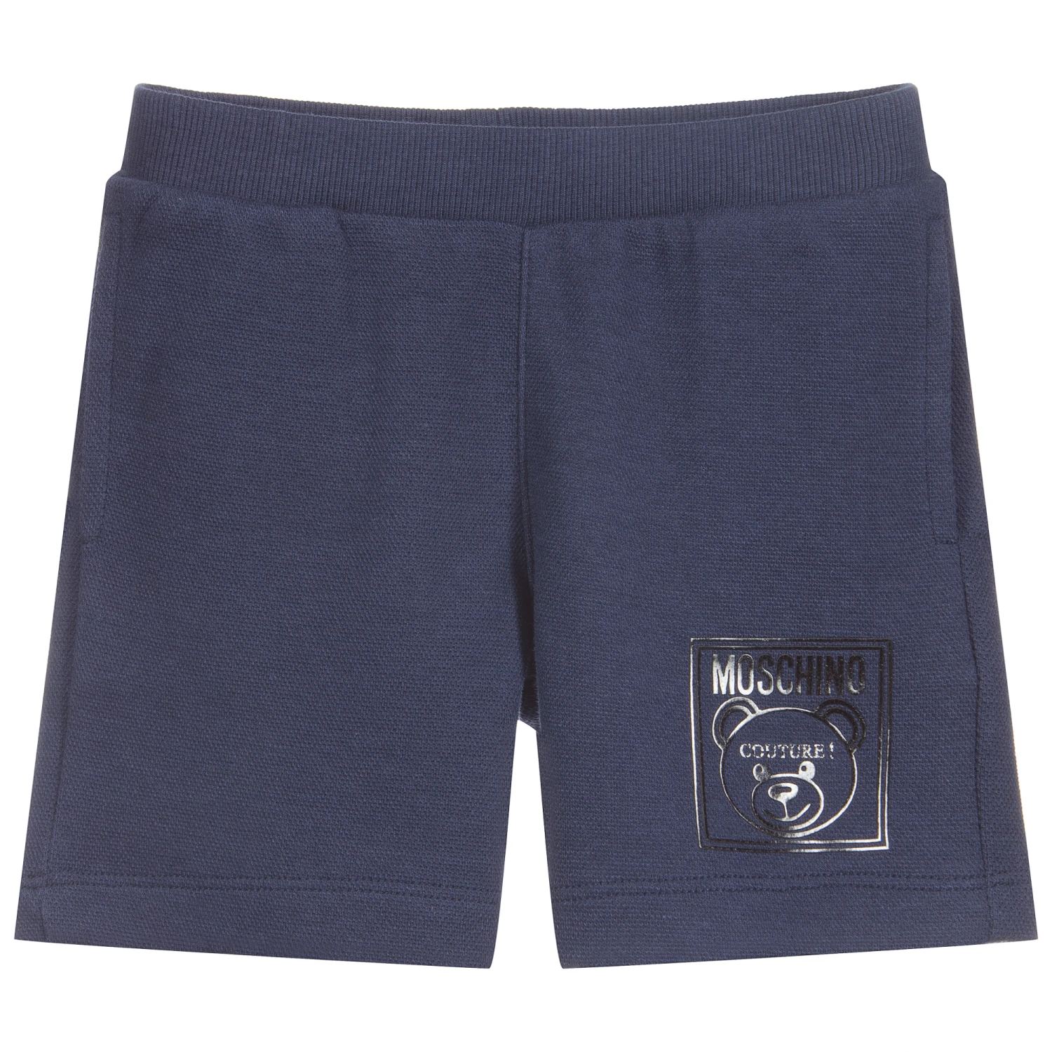 Moschino Baby Blue Cotton Piqué Shorts 1 Moschino Baby Blue Cotton Piqué Shorts
