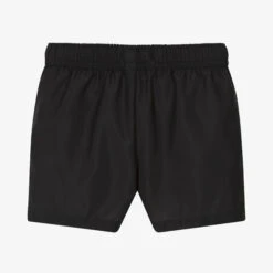 The Little Outfit Sales Store -The Little Outfit Sales Store moschino boys black double smiley logo swim shorts 508130 a1e377dac94d93880257eed8c85f6f19e17455b9