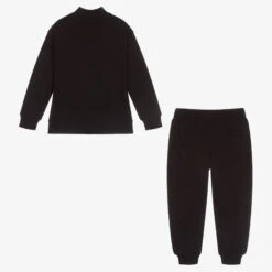 Moschino Kid-Teen Boys Black Logo Tracksuit -The Little Outfit Sales Store moschino boys black logo tracksuit 442886 25ca1d43928fc5601575abfdebe0c50573e1db9d