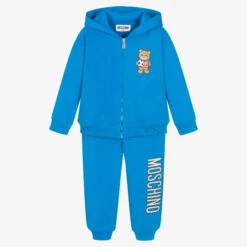 Moschino Baby Boys Cobalt Blue Football Tracksuit