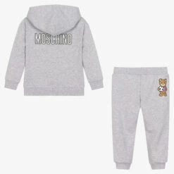 Moschino Baby Boys Grey Marl Football Tracksuit -The Little Outfit Sales Store moschino boys grey marl football tracksuit 508261 65c03a75ad588a325ee1a69558311b74e192d5db
