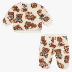 Moschino Baby Ivory Teddy Fleece Tracksuit -The Little Outfit Sales Store moschino ivory teddy fleece tracksuit 476620 02d2eaf2d4dde551d457fc2be173a2afcbe7c8c1
