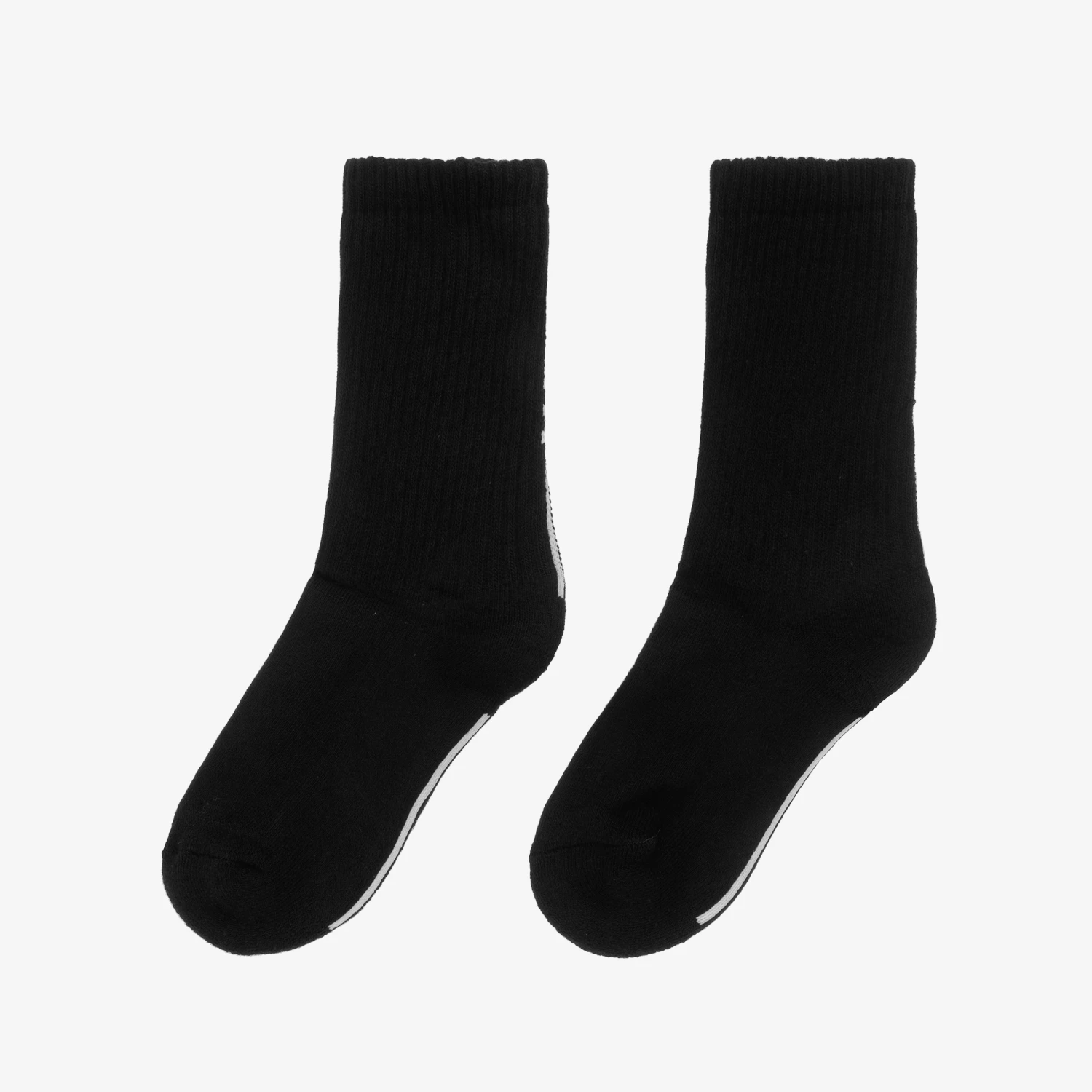 MSGM Black Cotton Logo Socks 3 MSGM Black Cotton Logo Socks - Image 3