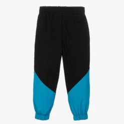 MSGM Boys Black Colourblock Joggers -The Little Outfit Sales Store msgm boys black colourblock joggers 463050 2f2d3af7d6c4d6f20b8804557079c6a7724c4055