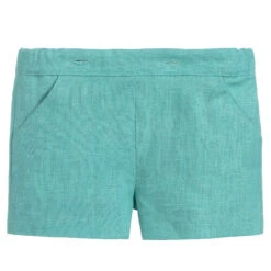 Nanos Green & Ivory Linen Shorts Set -The Little Outfit Sales Store nanos green ivory linen shorts set 312132 ec25fae88cb24d80dafac799523febd162d457e4