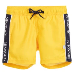 NIK&NIK Boys Yellow Swim Shorts